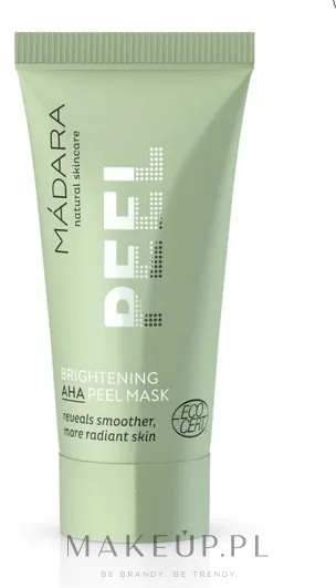 Madara Cosmetics Madara Mini Peel Brightening AHA Peel Mask - Осветляющая мини-маска для лица с AHA-кислотами Madara Mini Peel Brightening AHA Peel Mask