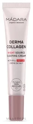 Madara Cosmetics Madara Derma Collagen Night Source Sleeping Cream - Крем для лица Madara Derma Collagen Night Source ночной с пептидами 15 мл