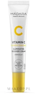 Madara Cosmetics Madara Vitamin C Illuminating Recovery Cream - Крем для лица Madara Vitamin C Illuminating Recovery восстанавливающий 15 мл