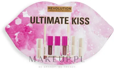 Набор для губ Makeup Revolution Ultimate Kiss 3 помады 3 карандаша и 3 блеска 9 предметов