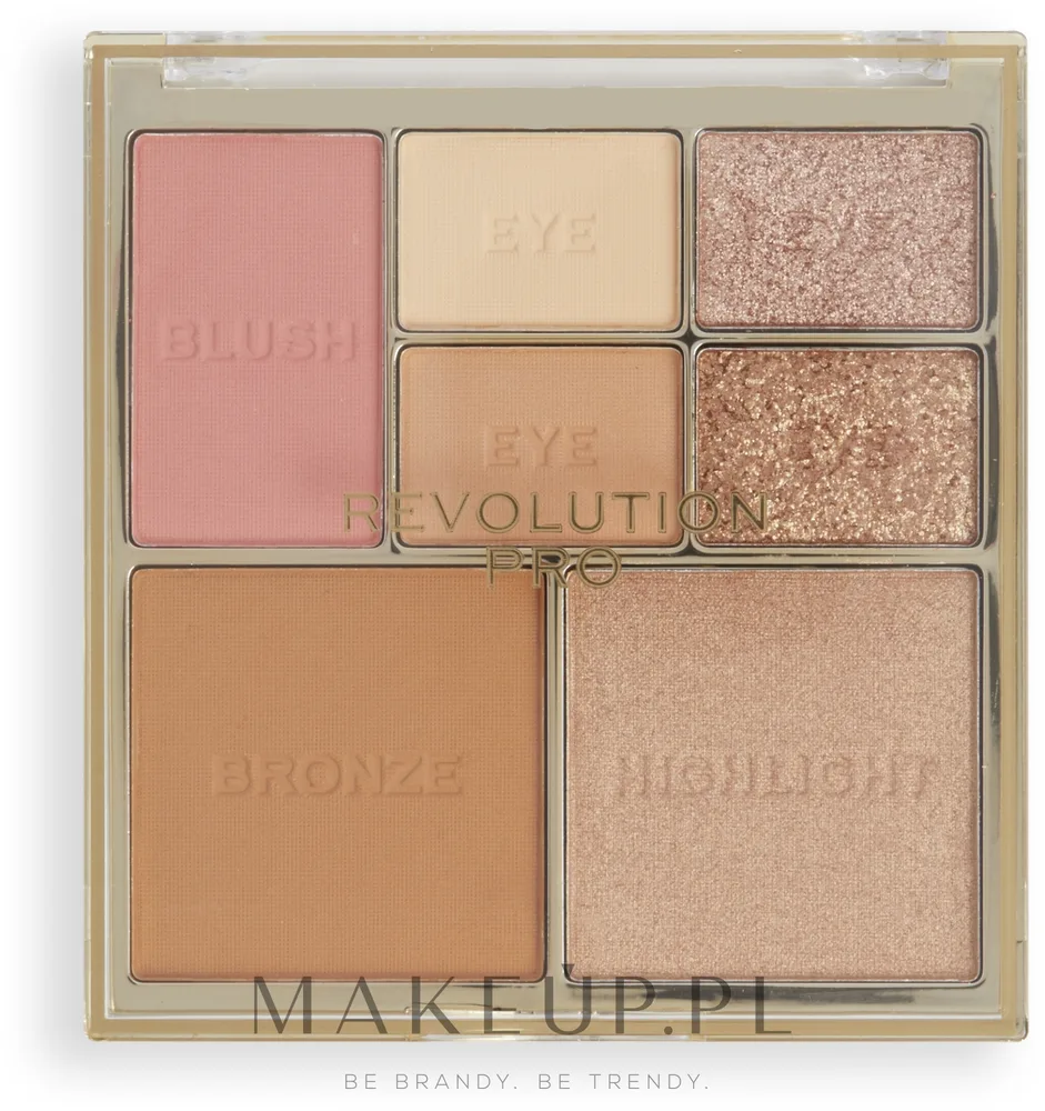 Палетка для макияжа глаз и лица Revolution Pro Iconic Eye & Cheek Palette Light/Medium
