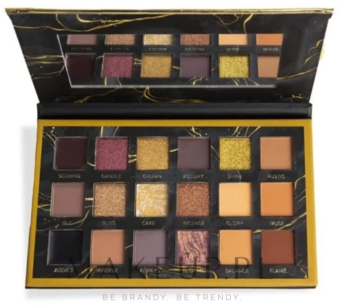 Палетка теней для век Magic Studio Black Diamond Eyeshadow Palette 18 оттенков