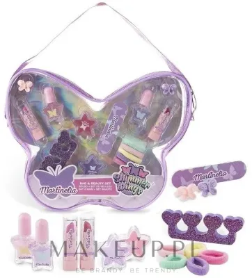 Набор детский Martinelia Shimmer Wings Butterfly Bag 5 резинок для волос и аксессуары в сумочке-бабочке