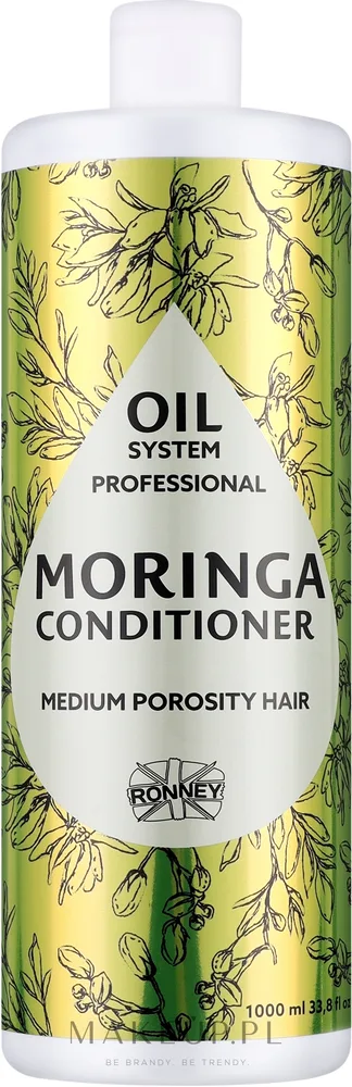 Кондиционер для волос Ronney Professional Oil System Moringa для волос средней пористости, 1000 мл