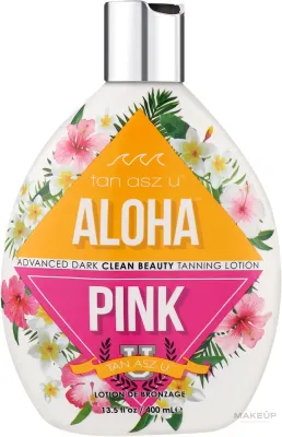Лосьон для загара Tan Asz U Aloha Pink Clean Beauty без бронзеров кокос гранат 400 мл