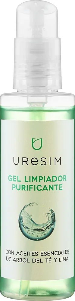 Функциональный очищающий гель для лица Uresim Gel Limpiador Purificante с лаймом 150 мл