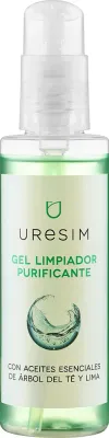 Функциональный очищающий гель для лица Uresim Gel Limpiador Purificante с лаймом 150 мл