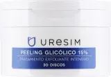 Uresim Glycolic Peel 15% химический пилинг для лица в дисках с гликолевой кислотой и алоэ 30 шт — фото 1