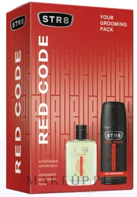 Набор STR8 Red Code лосьон после бритья 50 мл и дезодорант-спрей 150 мл для мужчин