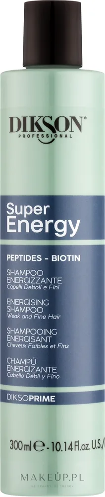Шампунь Dikson Prime Super Energy против выпадения волос, с биотином и рисовым протеином