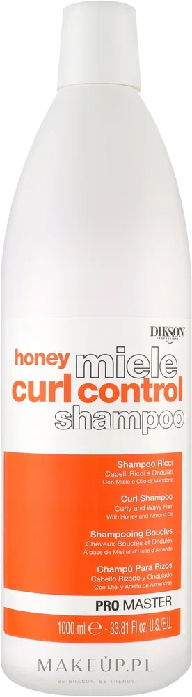 Медовый шампунь Dikson Honey Miele для кудрявых волос, контроль завитков, 1000 мл