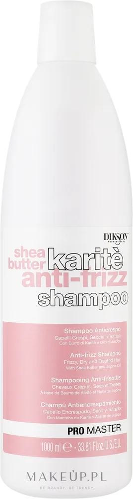 Шампунь Dikson Anti-Frizz против пушистости, для сухих и повреждённых волос, 1000 мл