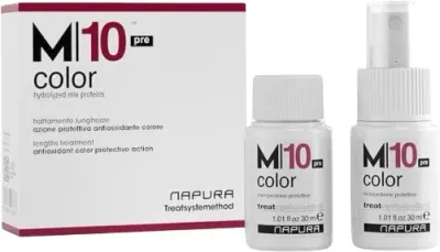Набор для волос Napura M10 Color Pre спрей и сменный блок с протеинами и кератином 2x30 мл