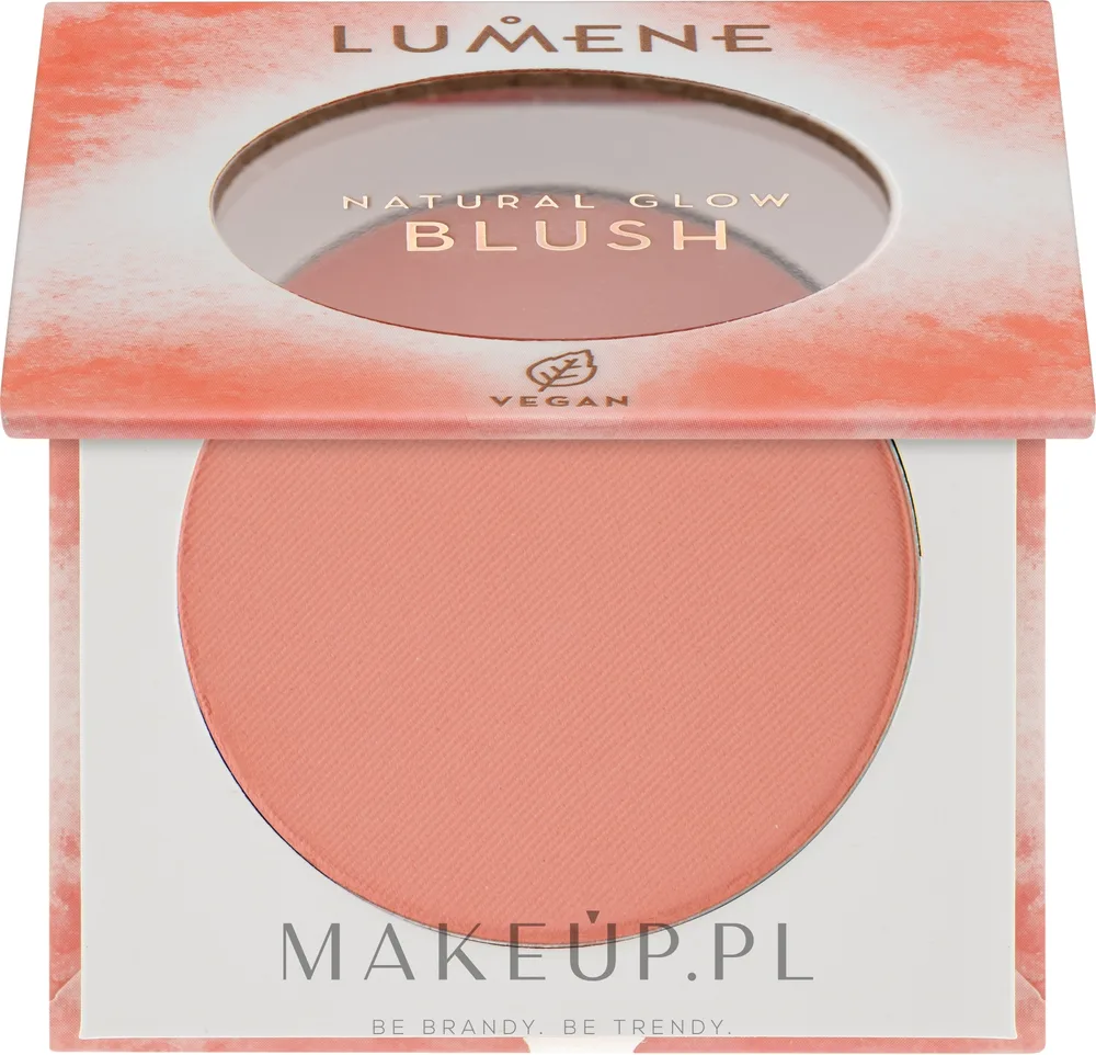 Румяна для лица Lumene Vegan Natural Glow Blush, оттенок 01 - Coral Glow