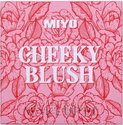 Румяна для лица Miyo Cheeky Blush Rouge Powder 9,5 г