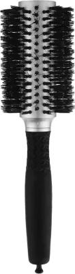 Круглая щётка для волос Olivia Garden Essential Soft Boar Bristles Silver 35 мм