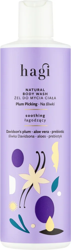 Натуральный гель для мытья тела Hagi Plum Picking со сливой, 300 мл