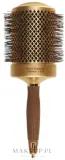 Круглая термощётка для волос Olivia Garden Expert Blowout Shine Wavy Bristles Gold & Brown 80 мм — фото 1