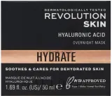 Revolution Skin Hyaluronic Acid Overnight Mask — ночная увлажняющая маска для лица с гиалуроновой кислотой, 50 мл — фото 3
