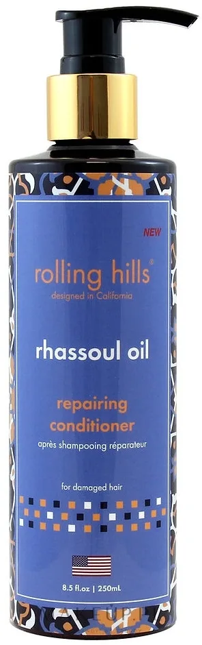 Кондиционер для волос Rolling Hills Rhassoul Oil восстанавливающий, для жирной кожи головы и сухих кончиков, 250 мл