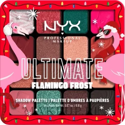 Палетка теней NYX Professional Makeup Ultimate Flamingo Frost Eyeshadow Palette 16 оттенков