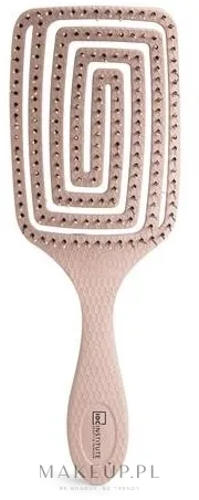 Плоская щётка для волос IDC Institute ECO Paddle Brush розовая
