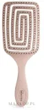 Плоская щётка для волос IDC Institute ECO Paddle Brush розовая — фото 1