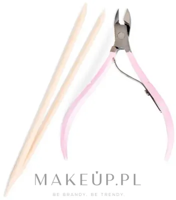 Набор IDC Institute Perfect Cuticles щипцы для кутикулы 2 апельсиновые палочки и защитный чехол