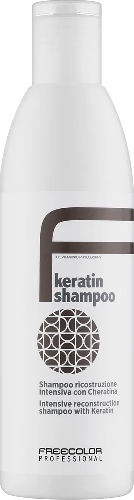 Кератиновый шампунь Oyster Cosmetics Freecolor Professional для повреждённых волос, 250 мл