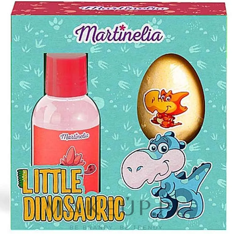 Набор детский Martinelia Little Dinosauric гель для душа 100 мл и бомбочка для ванны 120 г