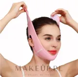 Моделирующая маска-бандаж для контура лица и подбородка, розовая Yeye V-line Mask — фото 3