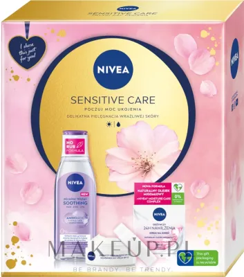 Набор NIVEA Sensitive Care мицеллярная вода и крем с пантенолом для чувствительной кожи 200+50 мл