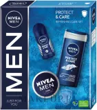 Мужской набор NIVEA MEN Protect & Care гель для душа 3в1 антиперспирант и крем для лица с алоэ 250+50+75 мл — фото 2