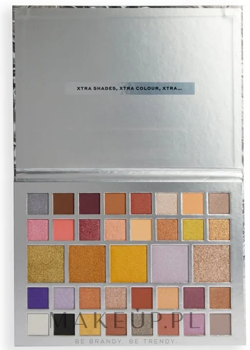 XX Revolution Mixxed Metals Eyeshadow Palette палетка теней для век 37 оттенков металлик тёплые холодные 49.5 г