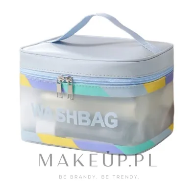 Косметичка Ecarla Washbag прямоугольная синяя