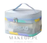 Косметичка Ecarla Washbag прямоугольная синяя — фото 1