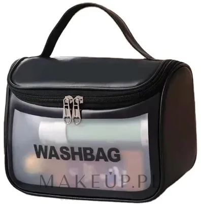 Косметичка Ecarla Washbag KS46CZ черная с ручкой 22х12х18 см