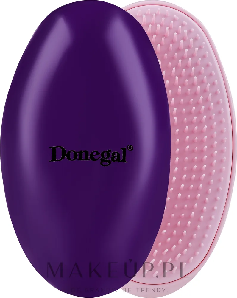 Щётка для распутывания волос Donegal TT-Hair 1231 фиолетово-розовая