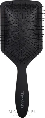 Плоская щётка для распутывания волос Framar Paddle Detangling Brush Black To The Future