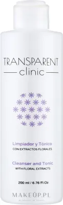 Очищающий гель-тоник для лица Transparent Clinic с экстрактом фиалки и глицерином 200 мл