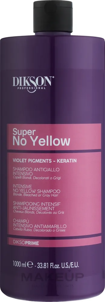 Шампунь Dikson Super No-Yellow против жёлтого оттенка, с аминокислотами и рисом