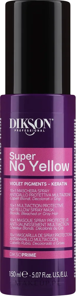 Тонирующий спрей против жёлтого оттенка волос Dikson Super No-Yellow 12in1, 150 мл