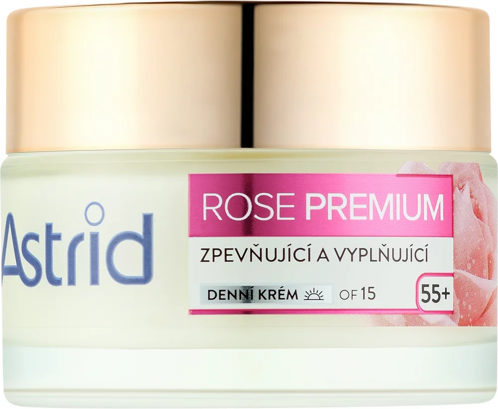 Крем для лица Astrid Rose Premium дневной с розами SPF15 для зрелой кожи 50 мл