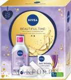 Набор NIVEA Beautiful Time мицеллярная вода 3в1 и дневной крем с пантенолом 400+50 мл — фото 1