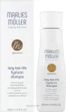 Гиалуроновый шампунь Marlies Möller Long-Hair-Life с кофеином и яблоком, для тонких волос, 200 мл — фото 2