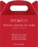 Зимний набор для тела Sylveco скраб масло и гель для душа с малиной и примулой 265 г+250+145 мл — фото 1