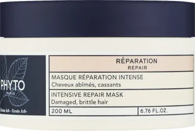 Маска для повреждённых волос Phyto Repair интенсивное восстановление, касторовое масло, масло ши, протеин люпина, экстракт овса, 200 мл