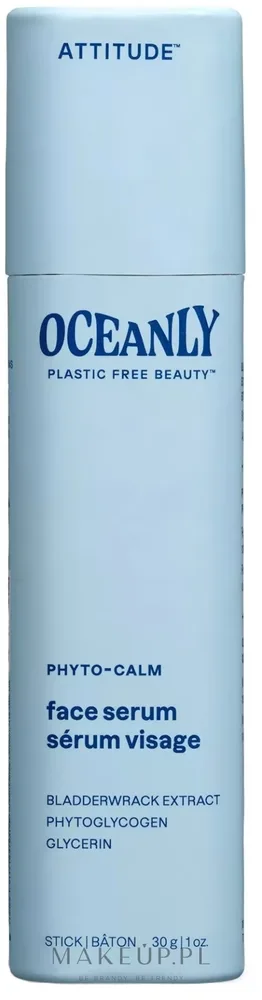 Сыворотка-стик для лица Attitude Oceanly Phyto-Calm с фитогликогеном и экстрактом водоросли, 30 г