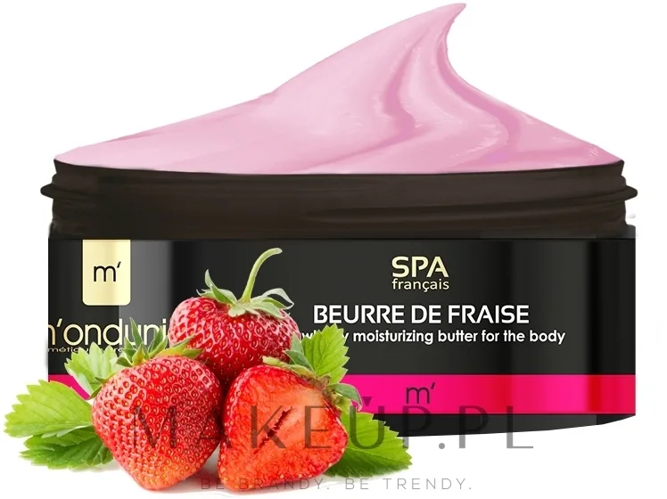Масло для тела M'onduniq SPA Sweet Strawberry Love клубничное увлажняющее для массажа 300 г