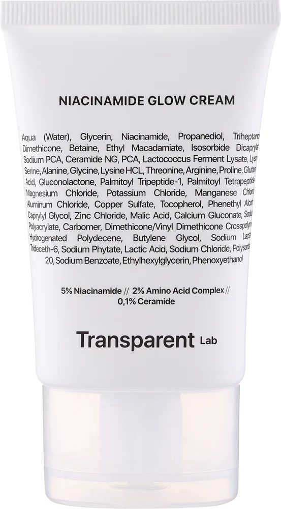 Крем для лица Transparent Lab Niacinamide Glow с ниацинамидом 50 мл